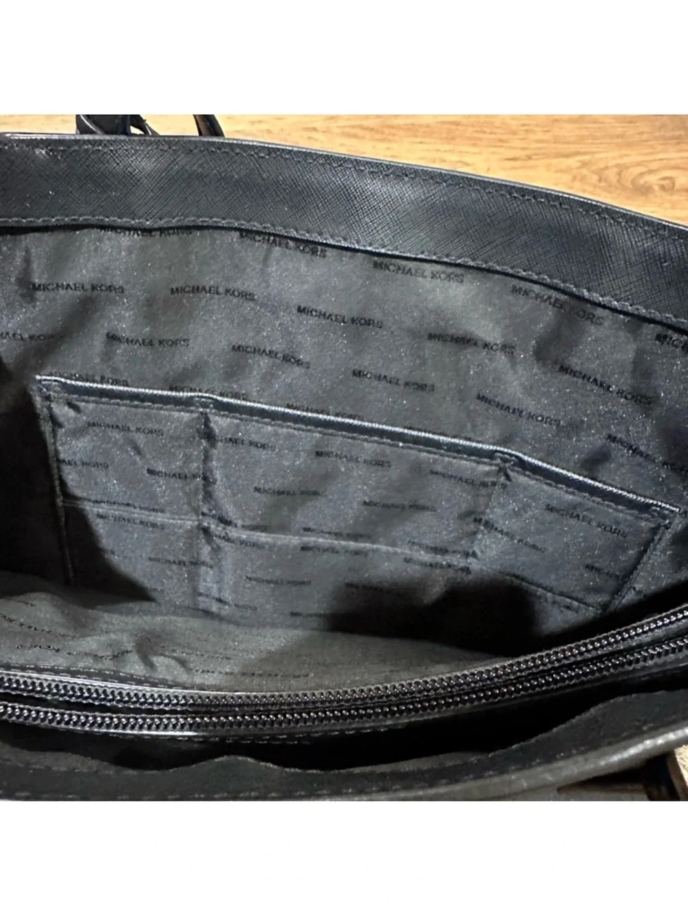Michael Kors Black Leather Tote